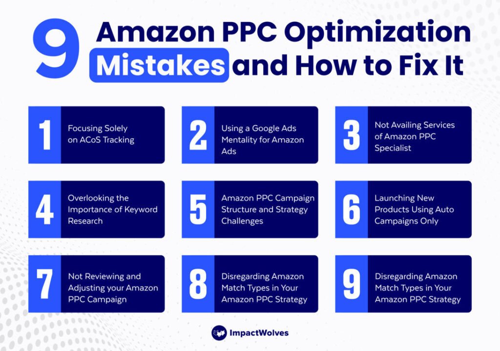 9 Amazon PPC Optimization Mistakes