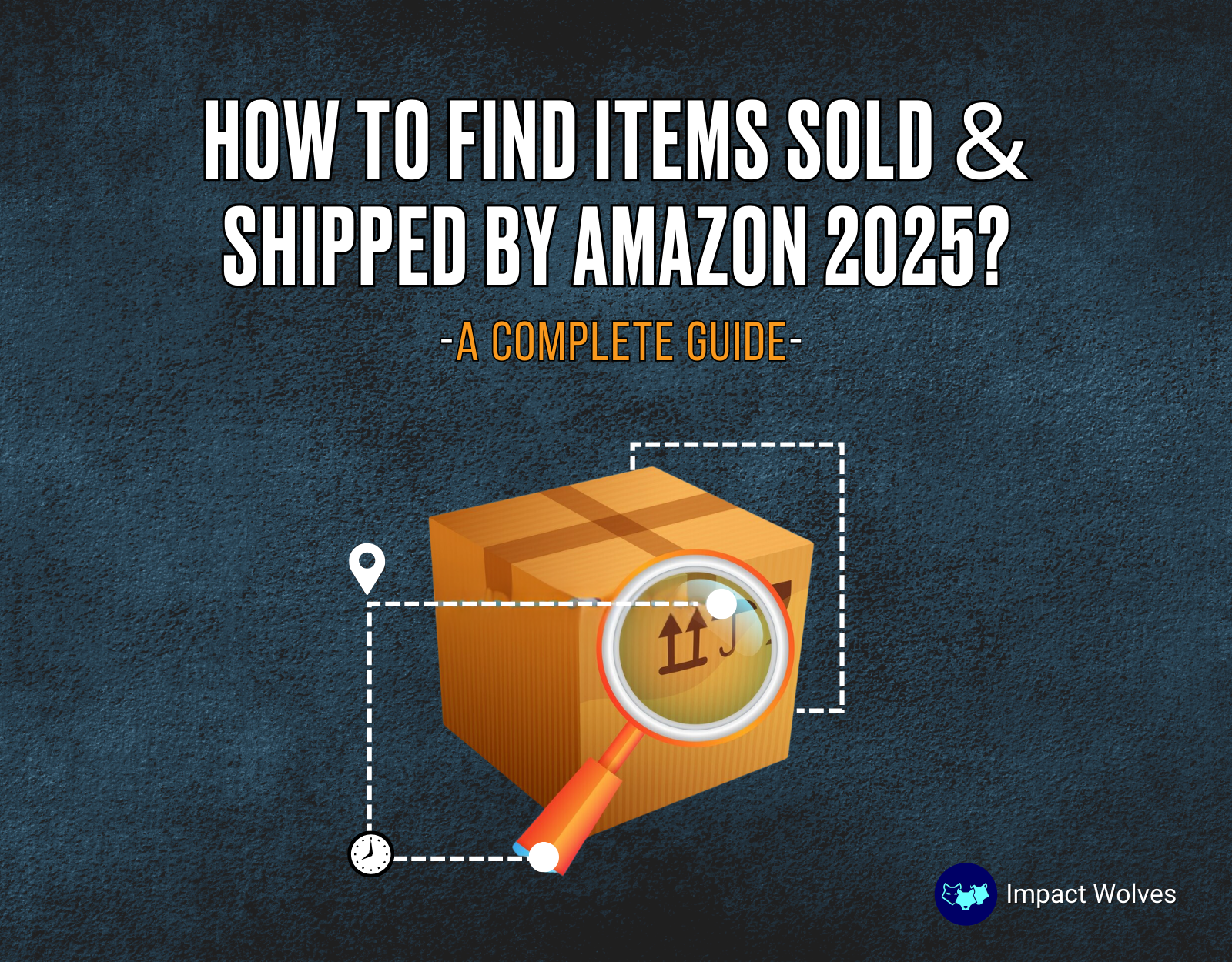 How to find items sold shipped by amazon