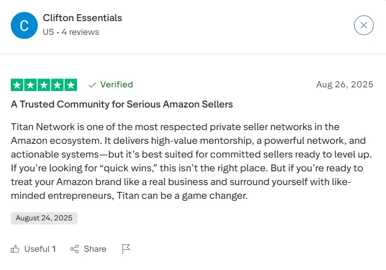 Titan Network User Review